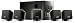 Electronics : Cambridge SoundWorks Desktop Theater 5.1 DTT2200 - PC multimedia home theatre speaker system - 42 Watt (Total) - black