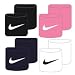 Nike Swoosh Wristband - Pair (Size: One Size) (Colour: Pink / White )