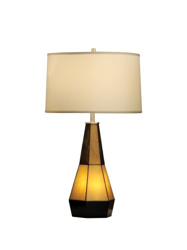 Nova Lighting 30-Inch Vitrine Tower Table Lamp 