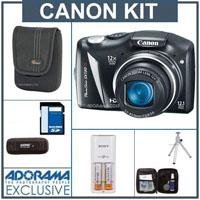 Canon PowerShot IS Digital Camera Kit – Black – with 8GB SD Memory Card, Camera…
