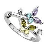 Sterling Silver Butterfly Toe Ring