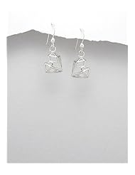 Heart Earrings In 92.5 Sterling Silver
