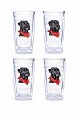 Tervis Tumblers - Dog - Black Labrador - 16 oz Tumbler - set of 4 - B000Z4EUUC