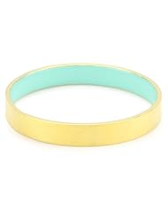 Dean Davidson "INNER BEAUTY" Gold with Teal Enamel Inner Beauty Bangle Bracelet