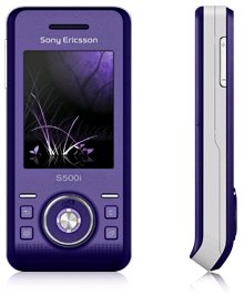 New Sony Ericsson S500i Ice Purple GSM cell phone "No Locks"