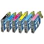 FREE SHIPPING - 1 Full set of 6 ink cartridges (latest version) for EPSON Stylus Photo R265 R285 R360 RX560 RX585 RX685 TO801 TO802 TO803 TO804 TO805 TO806 (19ml capacity most others are only 13ml) - 100% compatible and guaranteed or your money back! BUY 2 SETS & GET A FREE BLACK CARTRIDGE