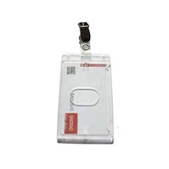 5er Ausweis-Set RMCH-03 (Polycarbonat Ausweish�lle + Gewebeverst�rkter Clip)