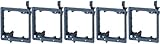 Arlington LV2-5 2-Gang Low Voltage Mounting Bracket, 5-Pack