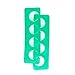 Toe Separators Flexible Soft Silicone Finger Toe Spacers for Nail Polish Pedicure Tools (Green)