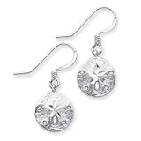 Earrings Sand Dollar Sterling Silver Earrings