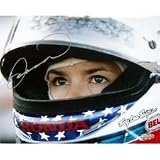 Danica Patrick Close Up with Helmet On 8x10