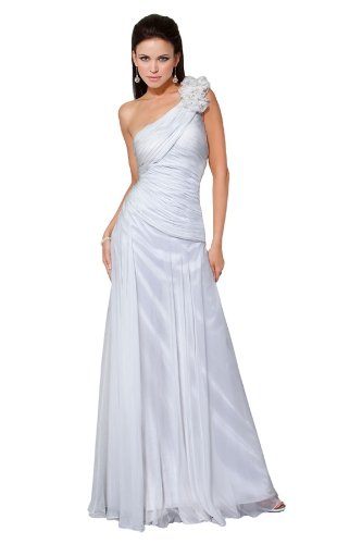 White One Shoulder Cocktail Dress