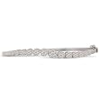 14K White Gold Diamond Bangle Bracelet - 1.25 Ct.