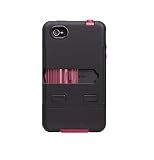 【軍用グレードの最強保護】Case-Mate iPhone 4S / 4 Tank Case with Clip Holster, Black/Pink タンク ケース, ブラック/ピンク (クリップホルスターつき) CM016803 【米軍MIL規格標準準拠製品】