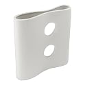 Double Hole Vase - White (Tall)