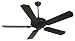 Craftmade OPXL52FB 52-Inch Outdoor Patio Ceiling Fan, Flat Black