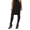 GO International&reg; Ponte Skirt - Ebony