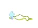 WeGlow International Light Up Cross Drop With Cloth Necklace (Pack Of 4)