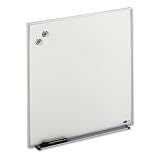 Quartet M2323 Quartet Magnetic Dry-Erase Board, Painted Steel, 23 x 23, White, Aluminum Frame