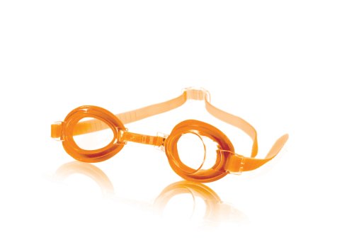 Speedo Kids Polywog Swim Goggle (Orange/Clear)
