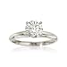 1.21ct Diamond Solitaire Engagement Ring In 14kt White Gold. Size 5.5