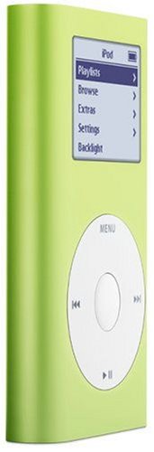 Apple iPod mini - Lecteur numérique - HD 4 Go - WAV, Réglage automatique d'amplitude, AIFF, Audible, MP3 - vert