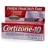 Cortizone 10 Hydrocortisone Anti-Itch Intense Healing Formula Cream - 1 Oz
