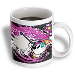 Modern Hip Hop Dee Jay Girl Disco Ball and Crowd Music Design - 11oz Magic Transforming Mug Modern Hip Hop Dee Jay Girl Disco Ball and Crowd Music Design - 11oz Magic Transforming Mug