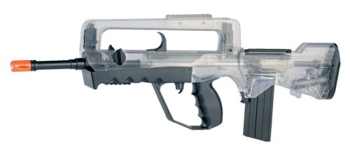 Soft Air Foreign Legion's Famas Spring Powered Airsoft Rifle (Clear)