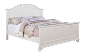 Elements Broderick Panel Bed, King, White,Elements International,BP700KBW