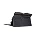 KHOMO - Microsoft Surface Pro 3 Case - Black Premium Folio Case with Stand for Microsoft Surface Pro 3