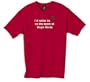 "i'd rather be on the beach at Virgin Gorda" -- 100% Cotton Tee with funny 'Trippinstuff' Design in over 30 color choices