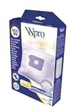 Wpro - MI130-MW - 4 Sacs Aspirateur - Compatible krups et miele + 1 Microfibre