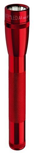 Mag-Lite SP2203H LED Mini Maglite rot inkl. 2 Mignon Batterien und Nylonholster