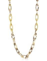 Deanna Hamro Atelier "Italian Tortoise" Vanilla and Vermeil Gold Links Necklace