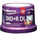 Memorex 8.5GB 8X Double Layer DVD+R (50pk Spindle)