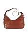 Forzieri Brown Washed Italian Leather Hobo Bag