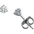 14K White Gold Martini Diamond Stud Earrings (1/3 cttw, G-H Color, S1 Clarity)