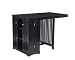 Home Styles Arts and Crafts Steamer Trunk Island Home Bar in Black