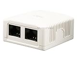 Surface Mount Box Cat6 Double
