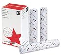 5 Star Office Fax Roll Thermal with 1m Warning Strip  W210mmxL15mx12.7mm Core [Pack 6]