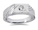 0.25 CTW Men's Diamond Ring in Platinum