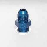 Earl's 991942 Blue Anodized Aluminum -6 AN Male  to 9/16 -24 Male Carburetor Adapter
