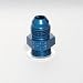 Automotive : Earl's 991942 Blue Anodized Aluminum -6 AN Male to 9/16" -24 Male Carburetor Adapter