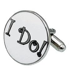 I Do Cufflinks - Wedding Formal Wear - Cufflinks