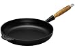 Le Creuset 20058280000460 Bratpfanne mit Holzgriff 28 cm schwarz