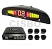 from CISBO 6 Rear Parking Reversing Sensors with LED Display 2 Front 4 Rear - Black Model SB316-6 Black