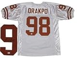 Signed Brian Orakpo Jersey - Texas Longhorns Away - Autographed College Jerseys