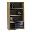 Value Mate&reg; Series Steel Four Shelf Bookcase, 31-3/4wx13-1/2dx54h, Medium Oak (SAF7172MO)