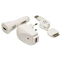 Original Trendline24 4 in 1 Lade und Hotsync Set (weiss) KFZ/HOME/DATEN für Apple iPhone / iPhone 3G / iPhone 3GS / iPod Touch